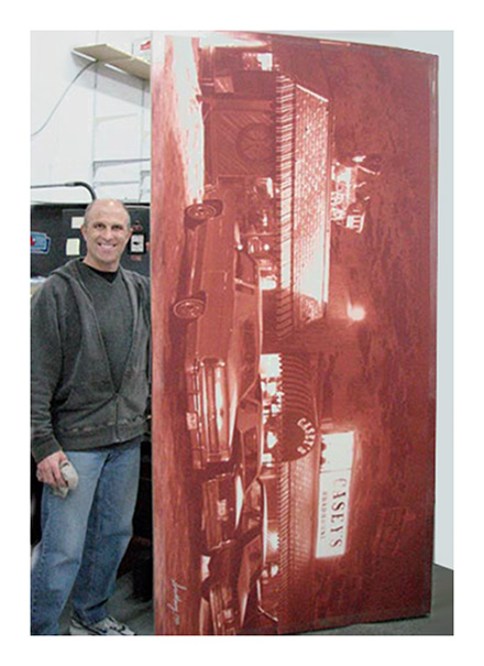 Dave with a big picture
